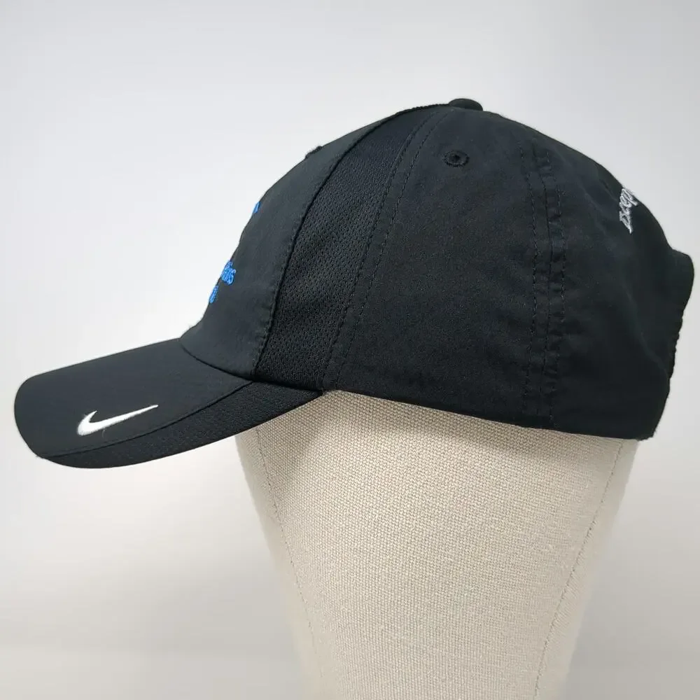 Nike Baseball Cap Black One Size Dri-Fit White Plains Hospital Adjustable Hat